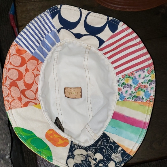 Coach Story Patch Bucket Patchwork Hat - Picture 11 of 16